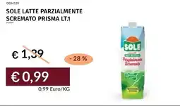 Prezzemolo e Vitale Sole latte parzialmente scremato prisma offerta