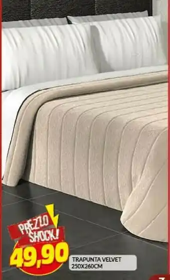 Risparmio Casa Trapunta velvet 250x260 cm offerta