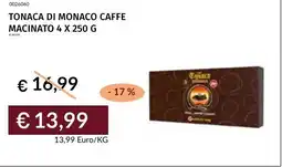 Prezzemolo e Vitale Tonaca di monaco caffe macinato offerta