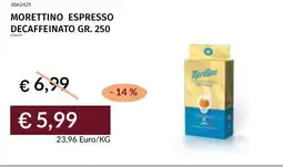 Prezzemolo e Vitale Morettino espresso decaffeinato offerta
