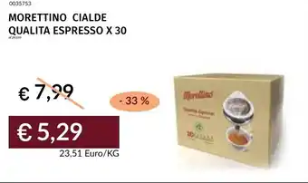 Prezzemolo e Vitale Morettino cialde qualita espresso offerta