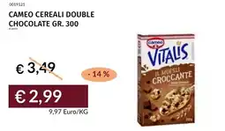 Prezzemolo e Vitale Cameo cereali double chocolate offerta