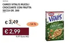 Prezzemolo e Vitale Cameo vitalis muesli croccante con frutta secca offerta