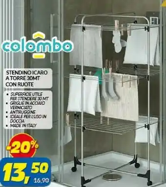 Colombo stendino icaro a torre