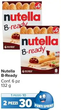 Carrefour Market Nutella B-Ready Conf. 6 pz offerta