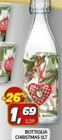 Risparmio Casa Bottiglia christmas offerta