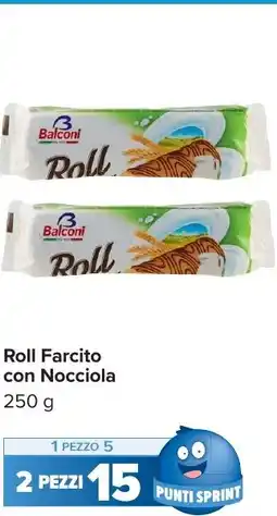 Carrefour Market Roll farcito con nocciola offerta