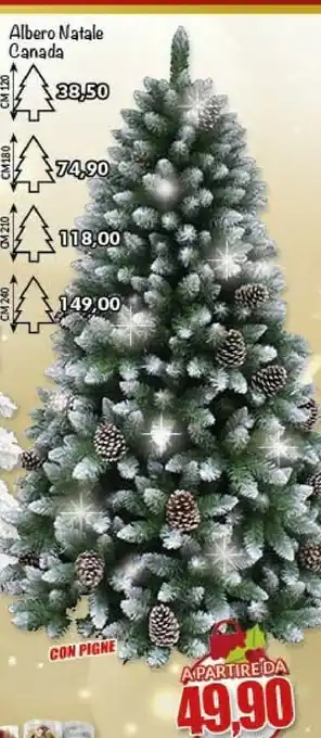 Risparmio Casa Canada albero natale offerta
