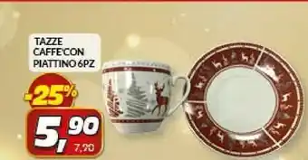 Risparmio Casa Tazze caffe con piattino offerta