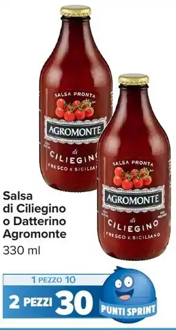 Carrefour Market Salsa di Ciliegino o Datterino AGROMONTE offerta