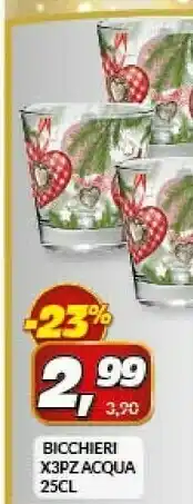 Bicchieri acqua