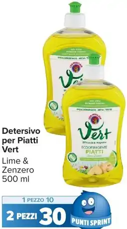 Carrefour Market Detersivo per Piatti Vert Lime & Zenzero offerta