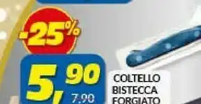 Coltello bistecca forgiato
