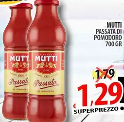 Il Genio Supermercato Mutti passata di pomodoro offerta