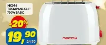 Risparmio Casa Nk044 tostapane clip 750w basic offerta