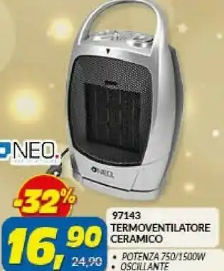 Neo termoventilatore ceramico