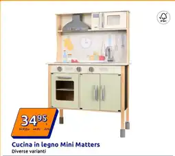Action Cucina in legno mini matters diverse varianti offerta