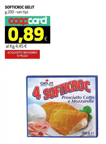 Ipercoop Softicroc GELIT offerta
