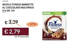 Prezzemolo e Vitale Nestle fitness barrette al cioccolato multipack offerta
