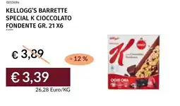 Prezzemolo e Vitale Kellogg's barrette special k cioccolato fondente offerta