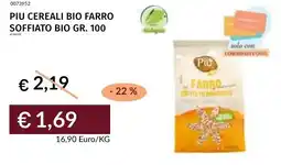 Prezzemolo e Vitale Piu cereali bio farro soffiato bio offerta