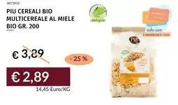 Prezzemolo e Vitale Piu cereali bio multicereale al miele bio offerta