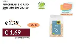 Prezzemolo e Vitale Piu cereali bio riso soffiato bio offerta