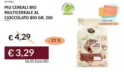Prezzemolo e Vitale Piu cereali bio multicereale al cioccolato bio offerta