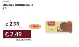 Prezzemolo e Vitale Loacker tortina dark offerta