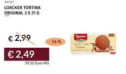 Prezzemolo e Vitale Loacker tortina original offerta