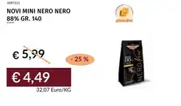 Prezzemolo e Vitale Novi mini nero nero 88% offerta