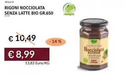 Prezzemolo e Vitale Rigoni nocciolata senza latte bio offerta