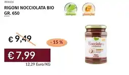 Prezzemolo e Vitale Rigoni nocciolata bio offerta