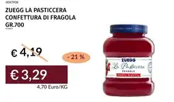 Prezzemolo e Vitale Zuegg la pasticcera confettura di fragola offerta
