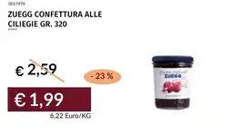 Prezzemolo e Vitale Zuegg confettura alle ciliegie offerta