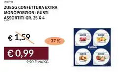 Prezzemolo e Vitale Zuegg confettura extra monoporzioni offerta