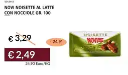 Prezzemolo e Vitale Novi noisette al latte con nocciole offerta