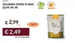 Prezzemolo e Vitale Dolomais storie di mais olive offerta