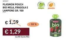 Prezzemolo e Vitale Plasmon pouch bio mela, fragola e lampone offerta