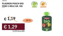 Prezzemolo e Vitale Plasmon pouch bio pere e mele offerta