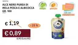 Prezzemolo e Vitale Alce nero purea di mela pesca e albicocca offerta