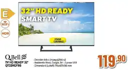 Ipercoop Q.Bell TV HD READY 32" QT32HGF9B offerta