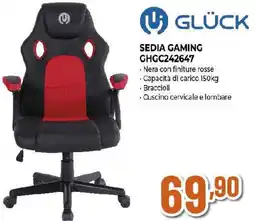 Ipercoop GLÜCK SEDIA GAMING GHGC242647 offerta