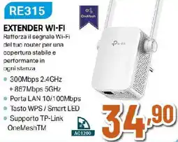 Ipercoop tp-link RE315 EXTENDER WI-FI offerta