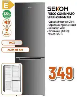 Ipercoop SEKOM FRIGO COMBINATO SHCB350NM2XE1 offerta