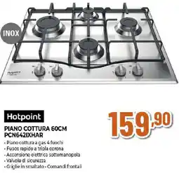 Ipercoop Hotpoint PIANO COTTURA 60CM PCN642IXHAR offerta