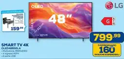 Euronics LG SMART TV 4K OLED48B56LA offerta