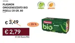 Prezzemolo e Vitale Plasmon omogeneizzato bio piselli offerta