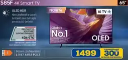 Euronics SAMSUNG S85F 4K Smart TV offerta