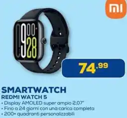 Euronics Smartwatch redmi watch 5 offerta